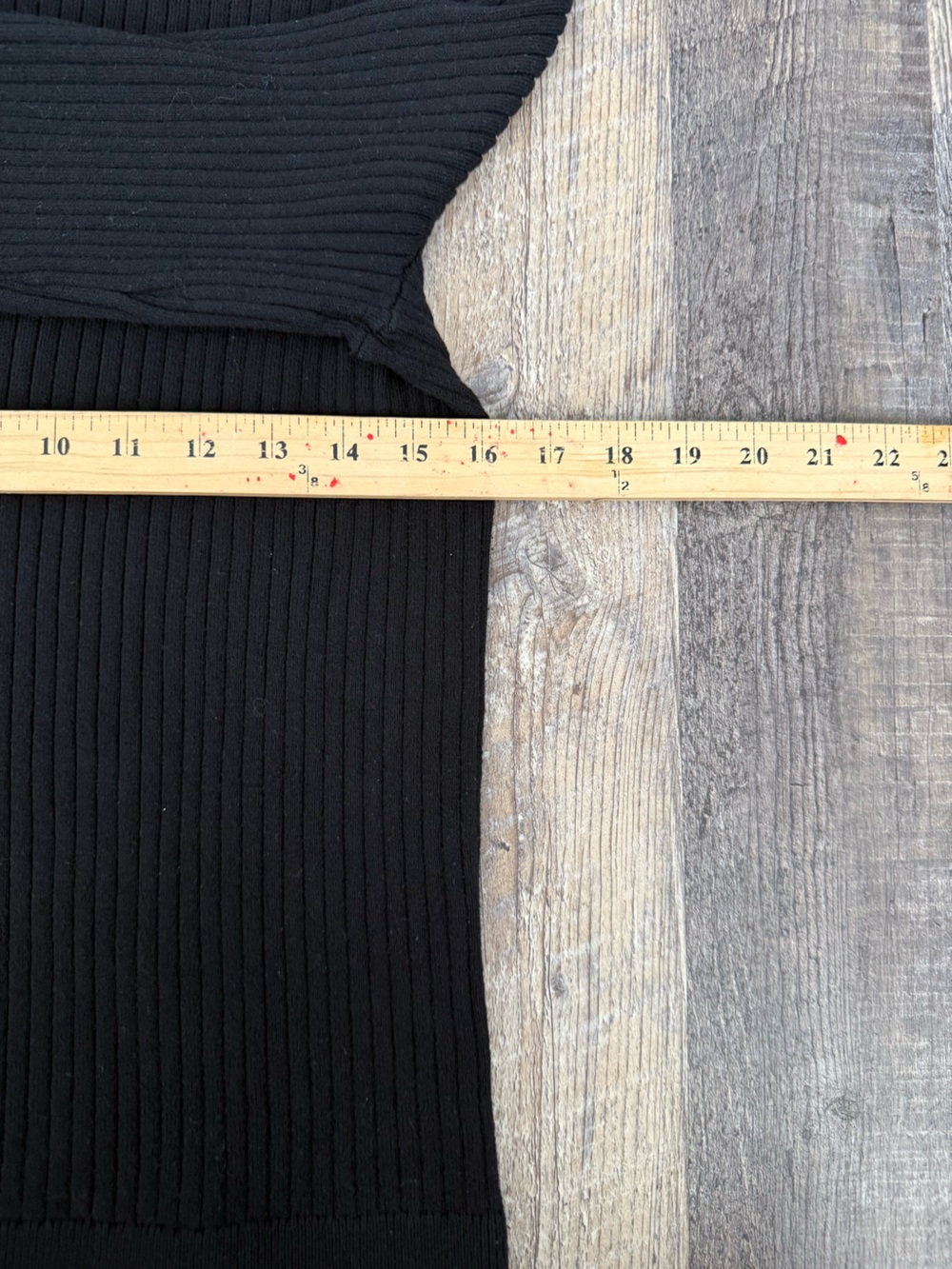Talbots Black Ribbed Turtleneck Sweater Button Cuff Cotton Blend Large - Picture 8 of 9